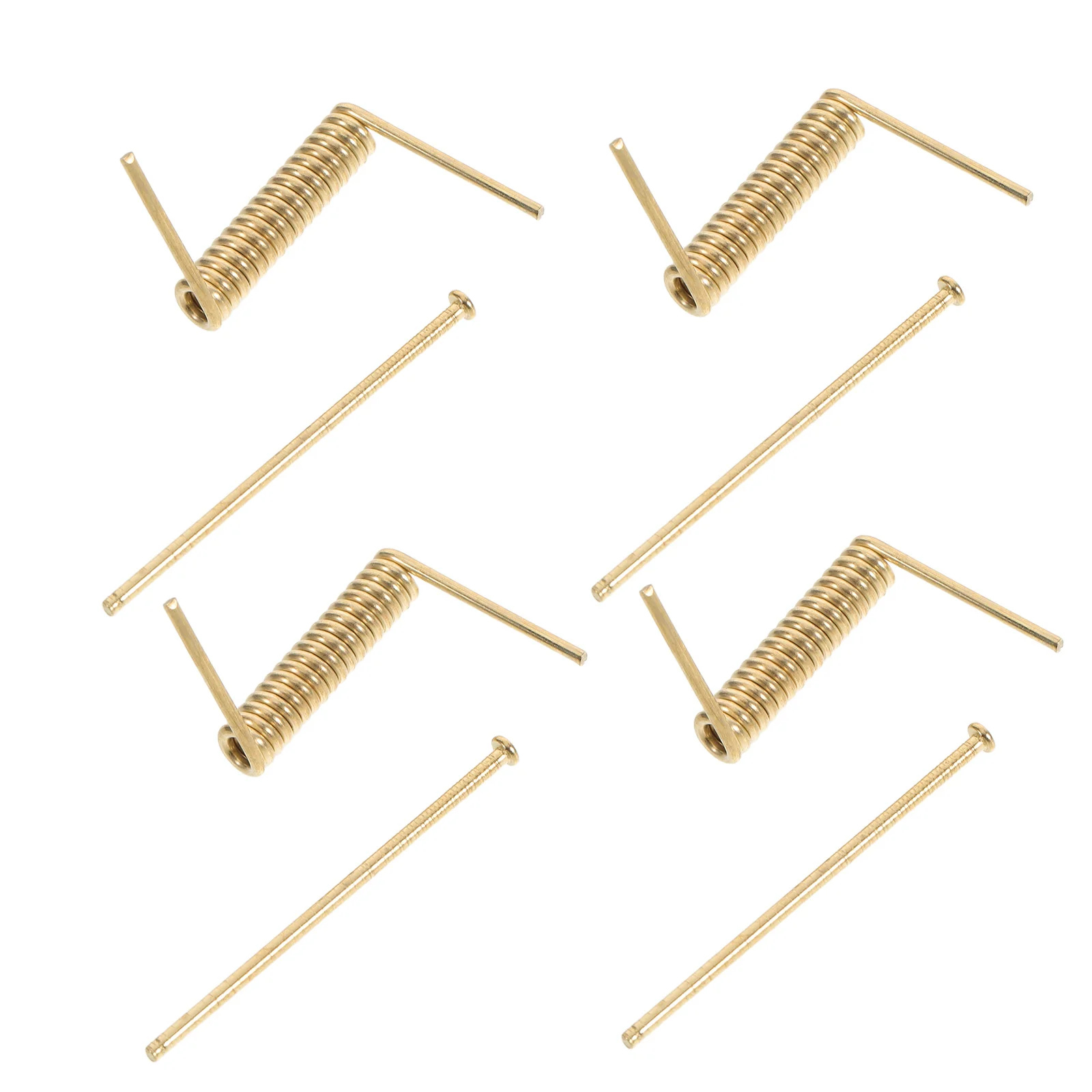 4 Stück Edelstahl-Haarnadel-Clip-Federn, V-förmige Ersatz-Metallfedern für Haarklammern, starker Halt, Haarnadel-Hardware-Reparatur