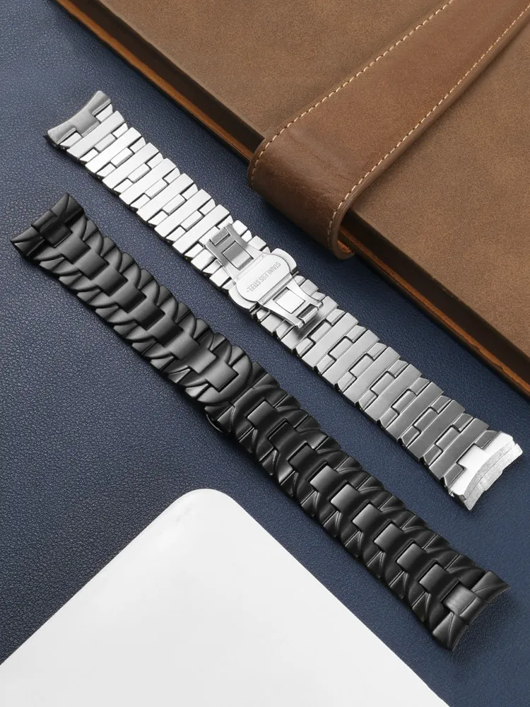 Arc Stainless Steel Watch Strap for Panerai Lumino 1316 1068 722 Stainless Steel Bracelet 22 24mm