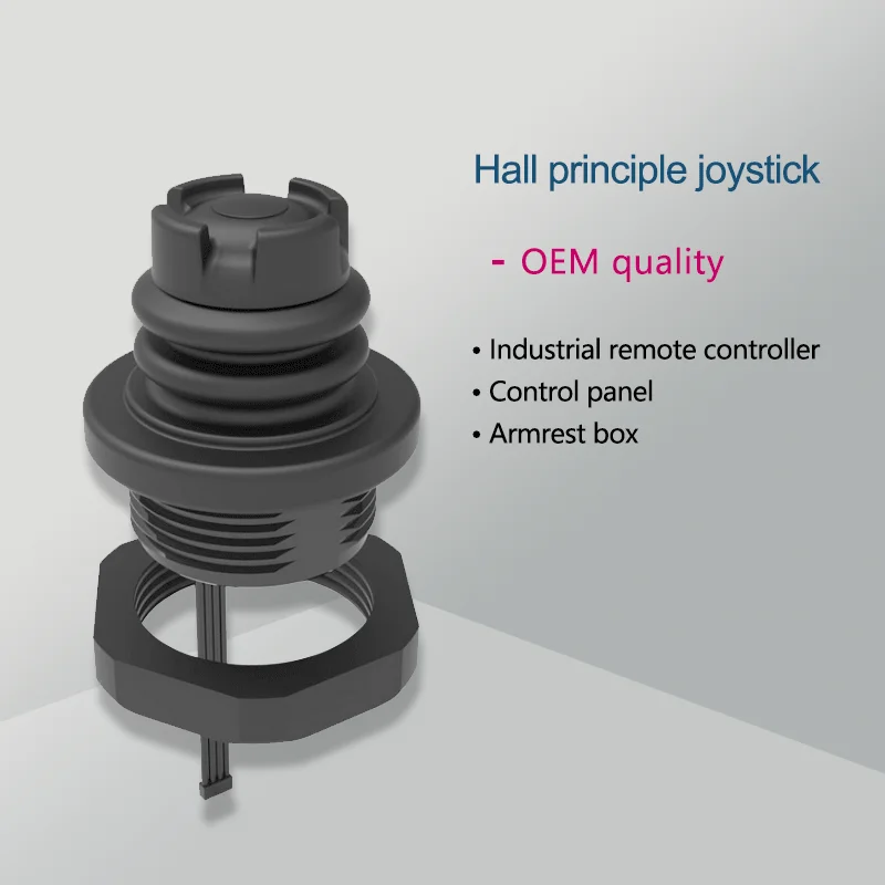 Threaded Single axis thumb-operated Industrial remote controller joystick