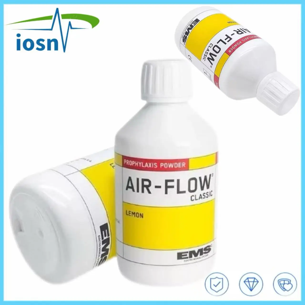 EMS AIR-FLOW порошок для пескоструйной обработки erythritol, порошок для пескоструйной обработки из бикарбоната натрия DV-048 со вкусом лимона EMS AIR-FLOW порошок для пескоструйной обработки erythritol, порошок для пескоструйной обработки из бикарбоната натрия DV-048 со вкусом лимона