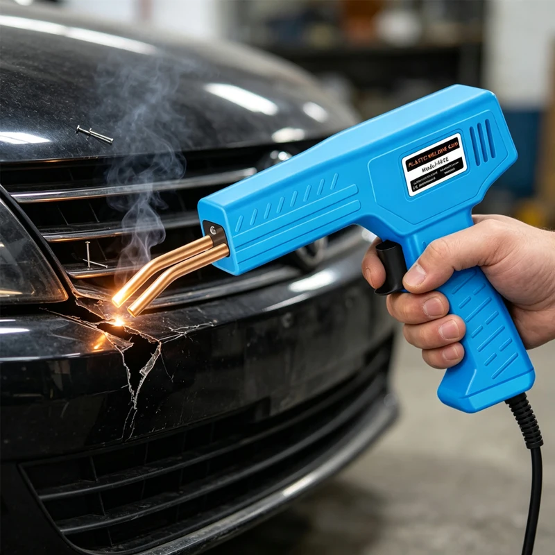 Hot Stapler Plastic Welding Machine Bumper Repair Kit Soldering Iron For Plastic Repair Car Bumper Repair Welding Gun