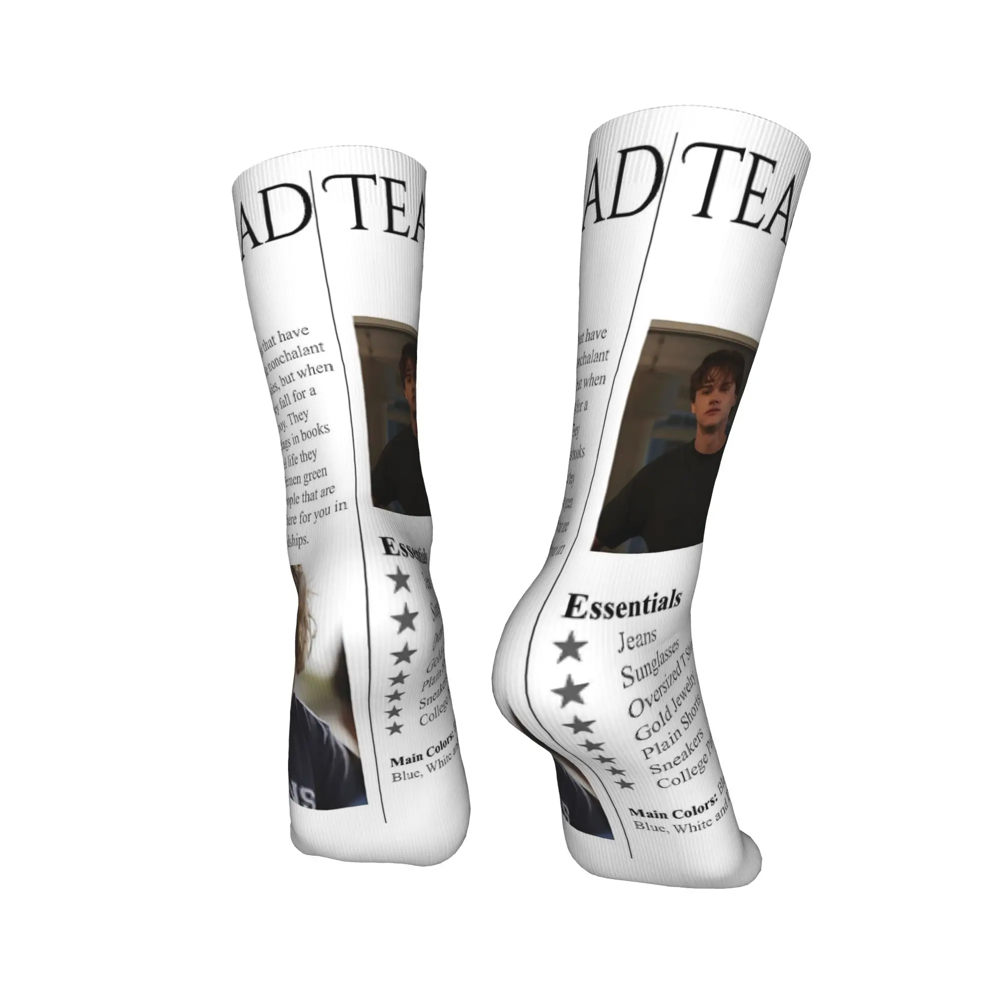 كوزينز فريق الشاطئ كونراد الصيف تحولت إلى جوارب جميلة الشتاء المضادة للانزلاق الجوارب زوجين تشغيل جوارب ناعمة دافئة #4