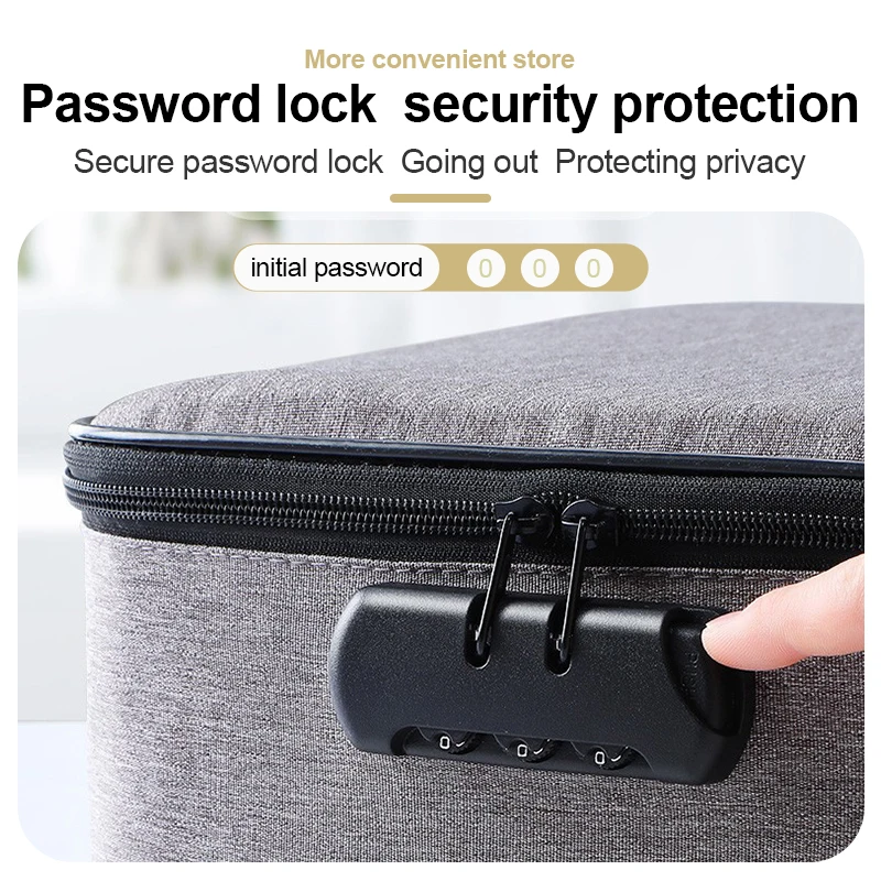 Locked File Storage Bag, MEN'S Locked Files, Tickets, File Manager, Passport, WOMEN'S Password Folder, Credit, Bags.