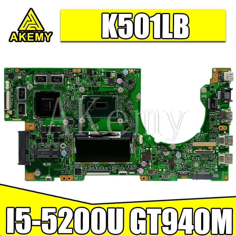 

Материнская плата для ASUS A501L K501L K501LX K501LB i3 i5 i7 4-й 5-й процессор 4 ГБ ОЗУ V505L K501LA K501LC K501LY K501LB