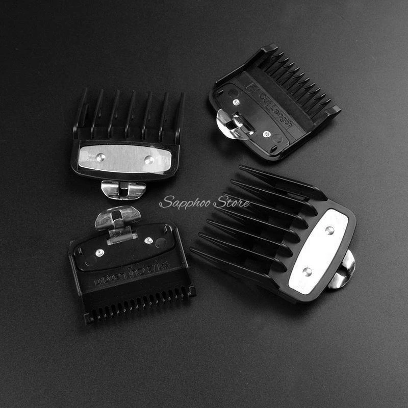 2/3/4 stücke Für Wahl Universal Haar Clipper Grenze Kamm Schwarz Transparent Rot Guide Trimmer Wachen Befestigung 1,5mm 3mm 4,5mm 6mm – Detail 10