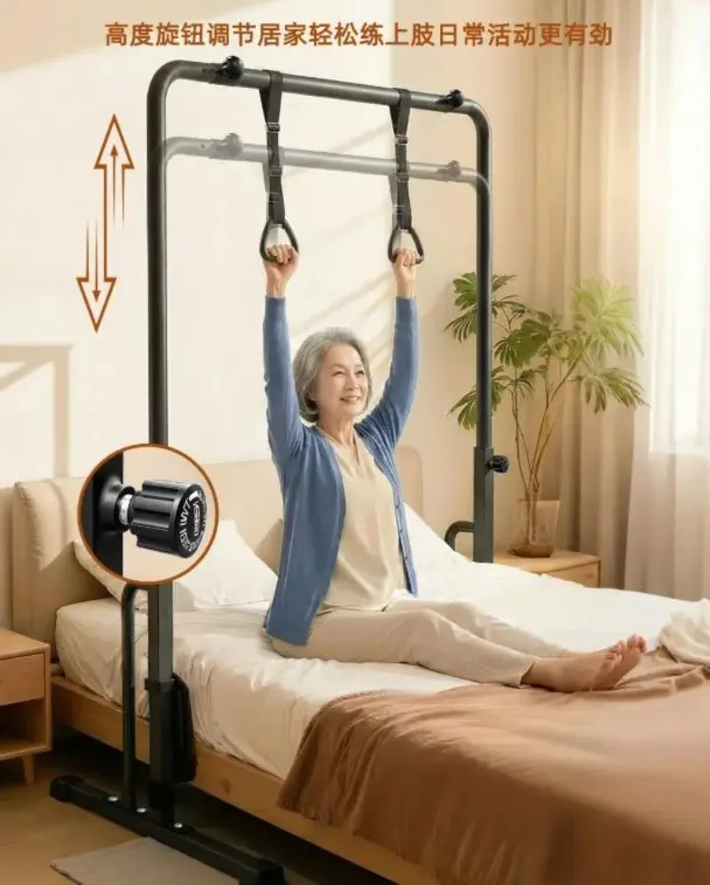 Enhanced Base Stability Horizontal Bar Bedhead Training Stand Advanced Version Horizontal Bars Portable Fitness Equipment