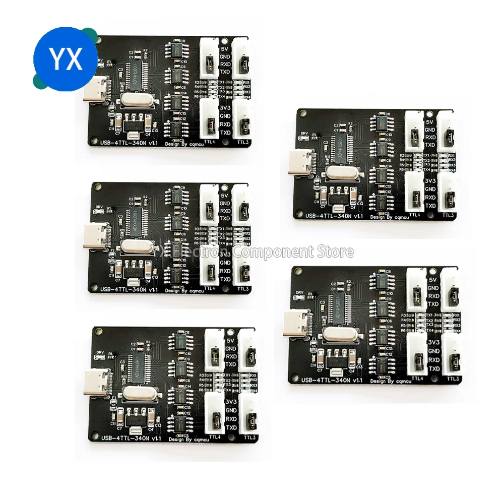 

5 шт., 4-канальный модуль TTL с интерфейсом TYPE-C