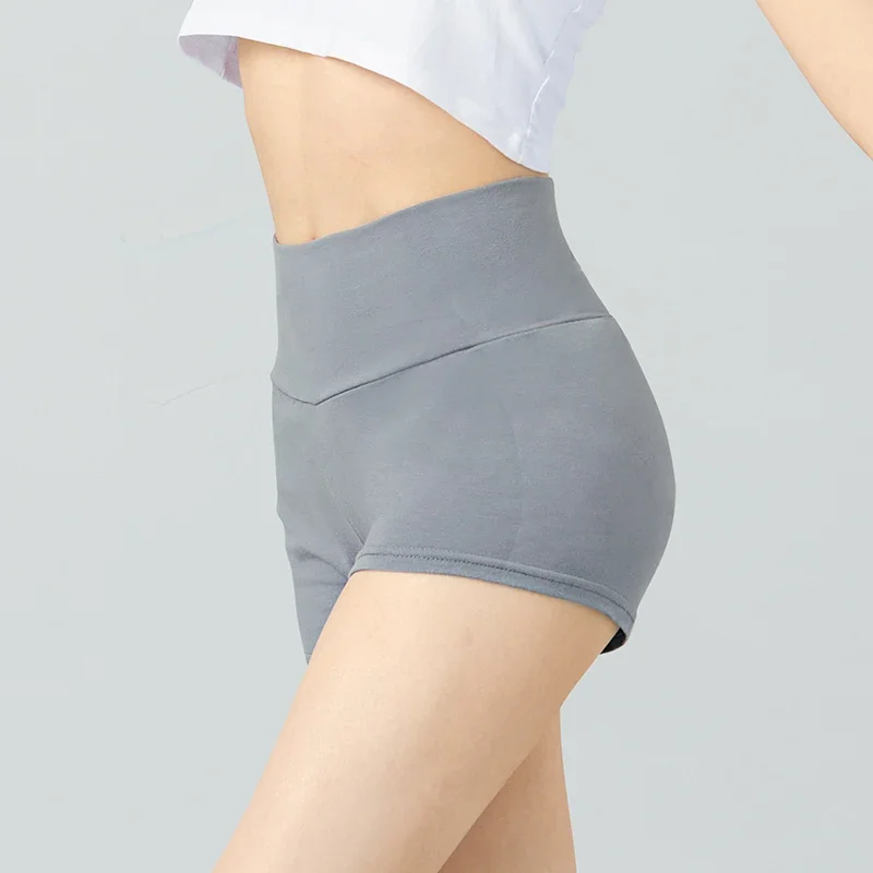 

Women High Waist Dance Shorts, Cotton Ballet Shorts Tummy Control Booty Shorts for Gym Yoga Workout Running Athletic Underwear