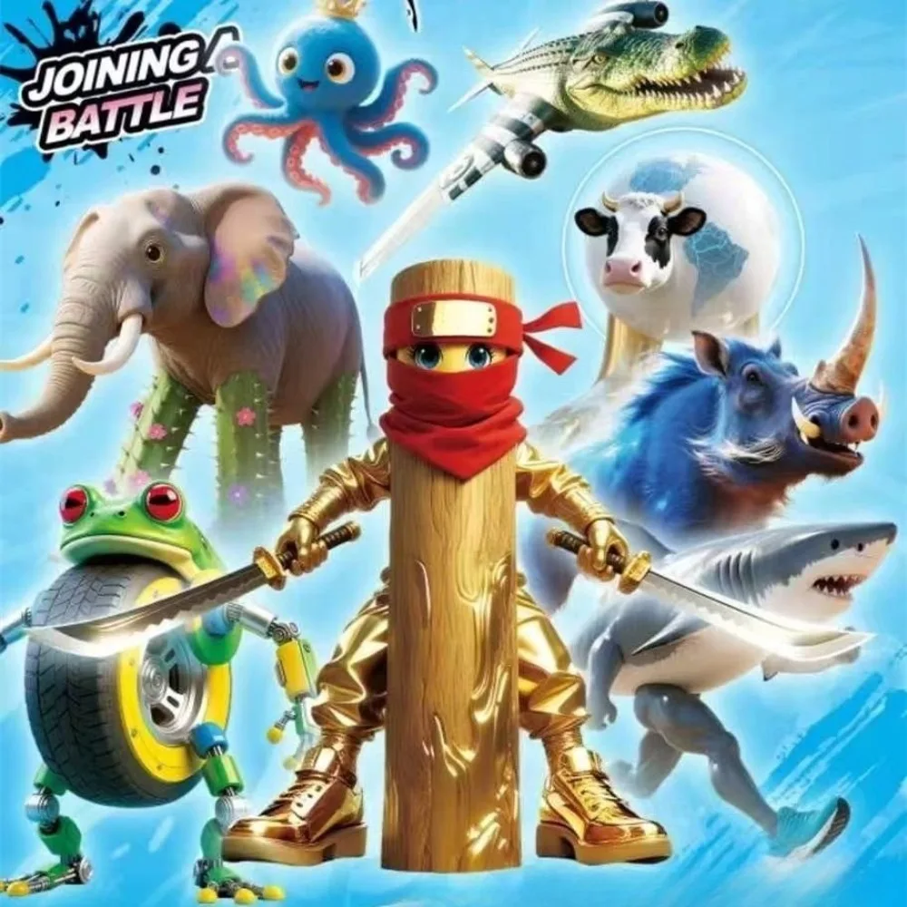 Italian Brainrot Tung Tung Tung Sahur Animals Figure Building Blocks Tralalelo Tralala Bricks Assembled Toy Kids Christmas Gift