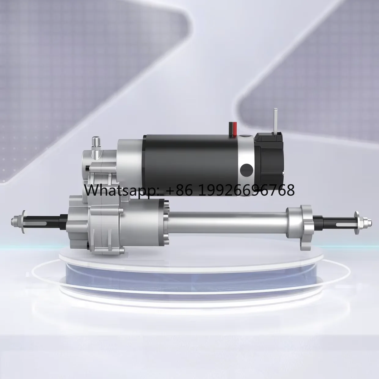 

Factory Price 24V 500w Dc Trolley Dumper Wheelbarrow Motor With Gear Brake Axle