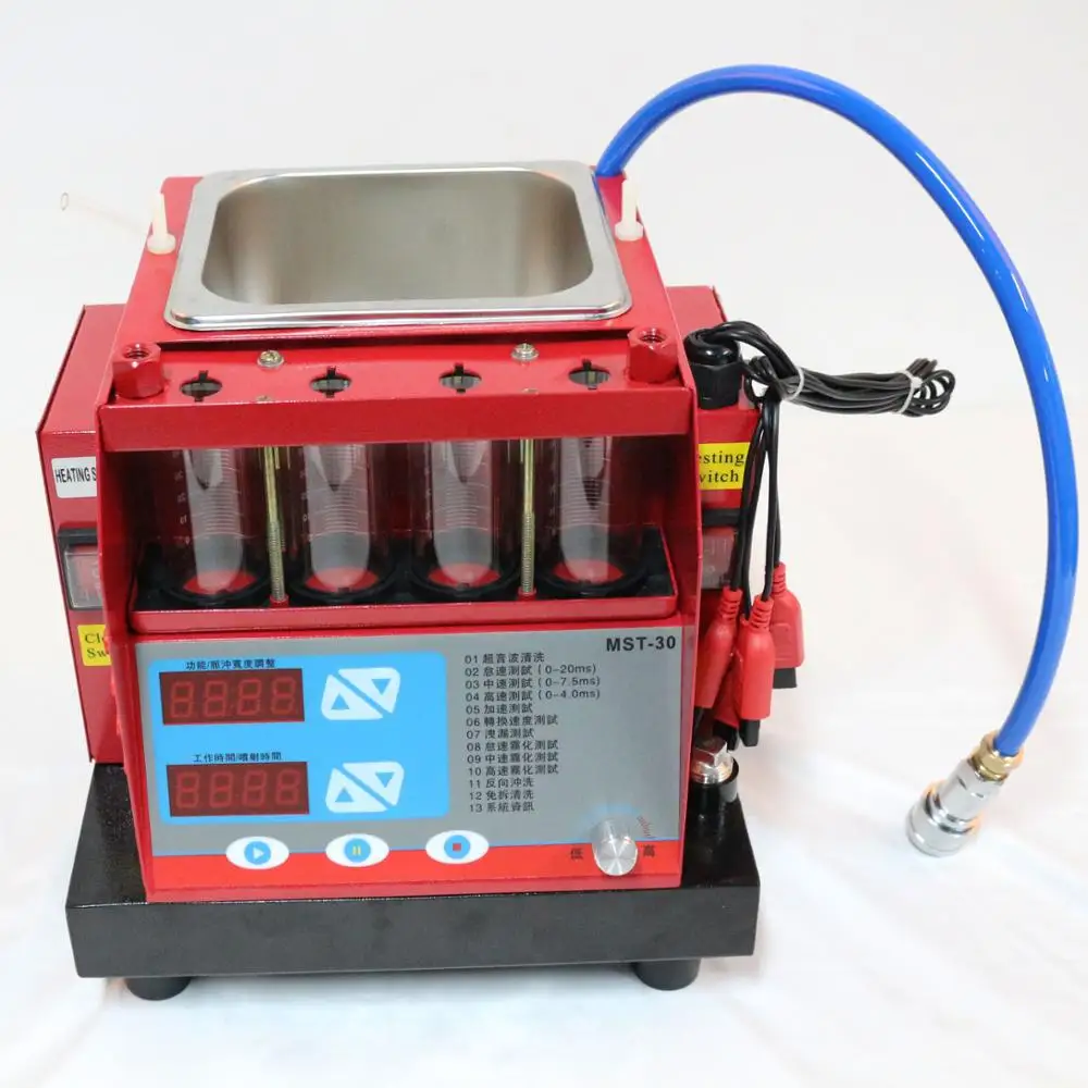 

New Original MST-30 4 Cylinder Car Ultrasonic Cleaning Machine Fuel Injector Tester and Cleaner for Motorcycle and Car