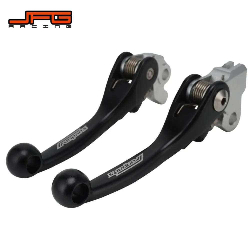 Funparts Motorcycle Forged Aluminum Titanium Alloy Brake Clutch Lever For HONDA CR125 CR250R CRF250R CRF450R CRF250X CRF450X