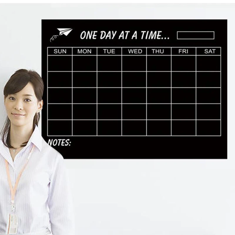 1Pc 45cm*60cm Portable Removable Blackboard Stickers Online Teaching Kids Home Study Blackboard Sticker