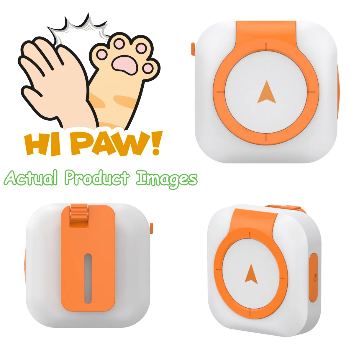 IPx6 Waterproof Plastic Dog GPS Locator Collar with Fence 4G Network Pet Health Monitoring System Dog Pet Smart Tracker
