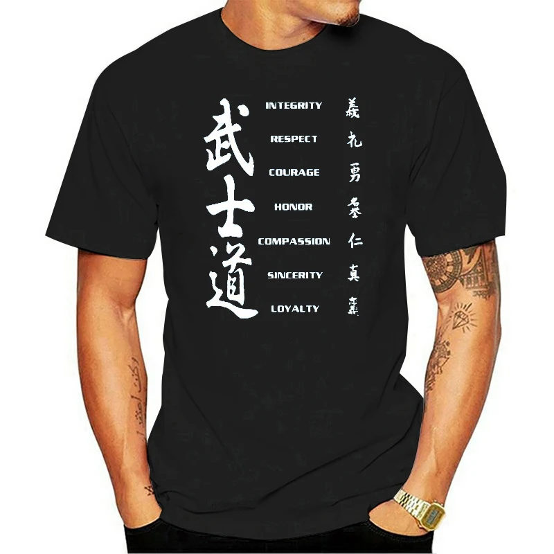 Men T Shirt Samurai Bushido Code Women Newest Fashion