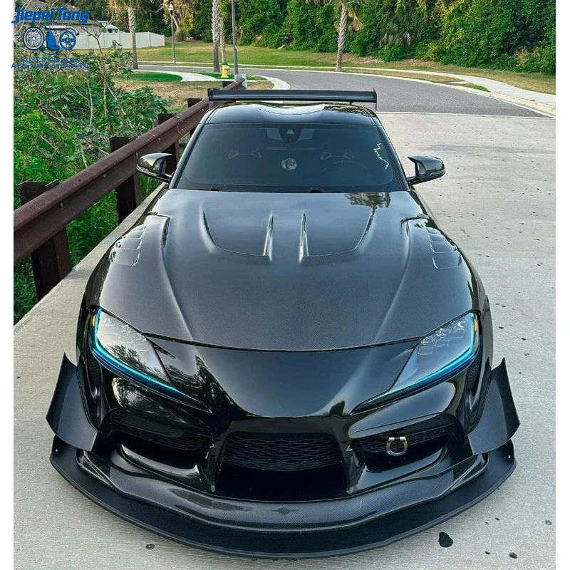 

Lightweight Performance FOR Toyota GR Supra A90 A91 Mk5 LB Style Hood Carbon Fiber 2020-2026