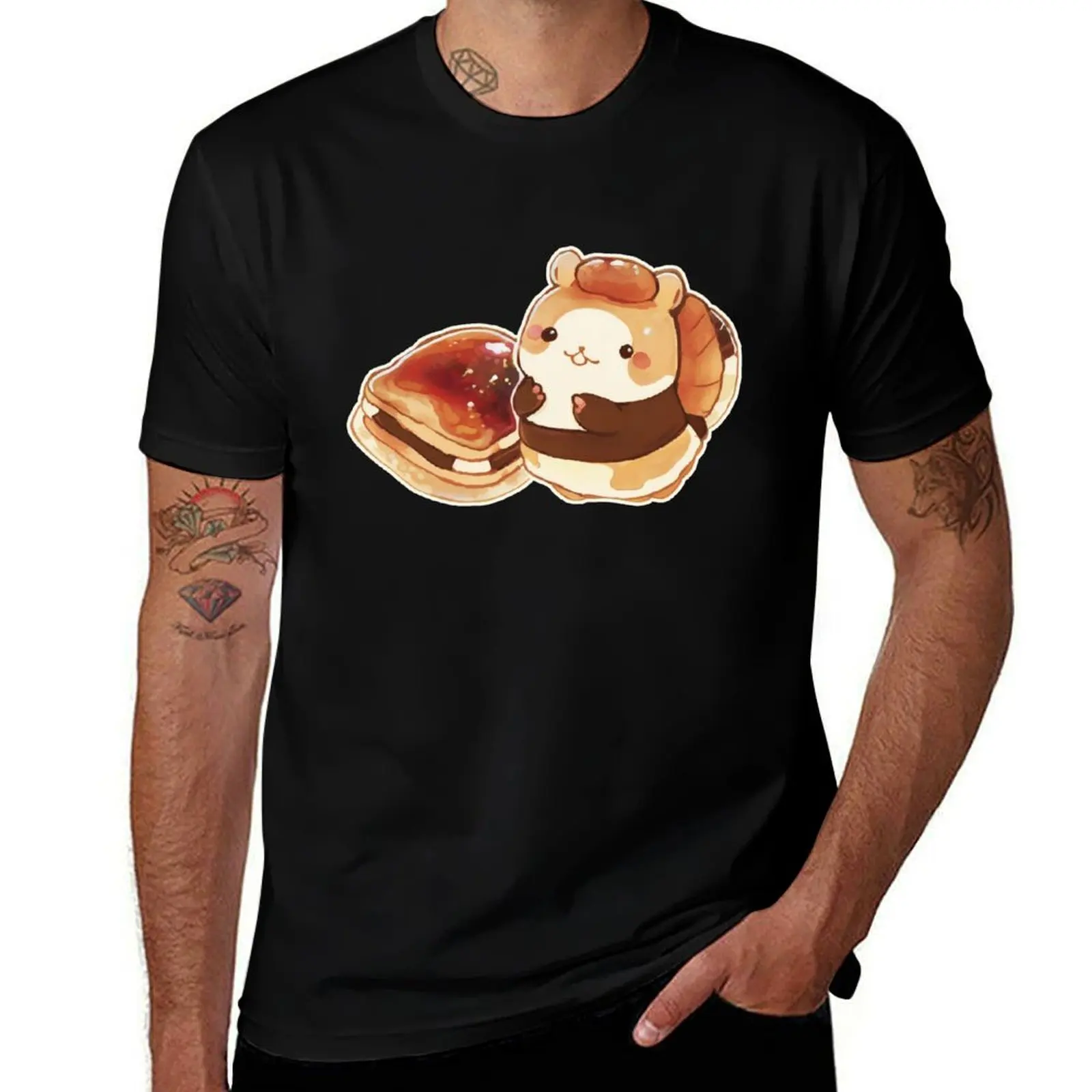 

Pancake-Loving Chipmunk - A Chocolaty Stack T-Shirt graphic t shirt vintage anime t shirts plus size tops mens t shirts pack