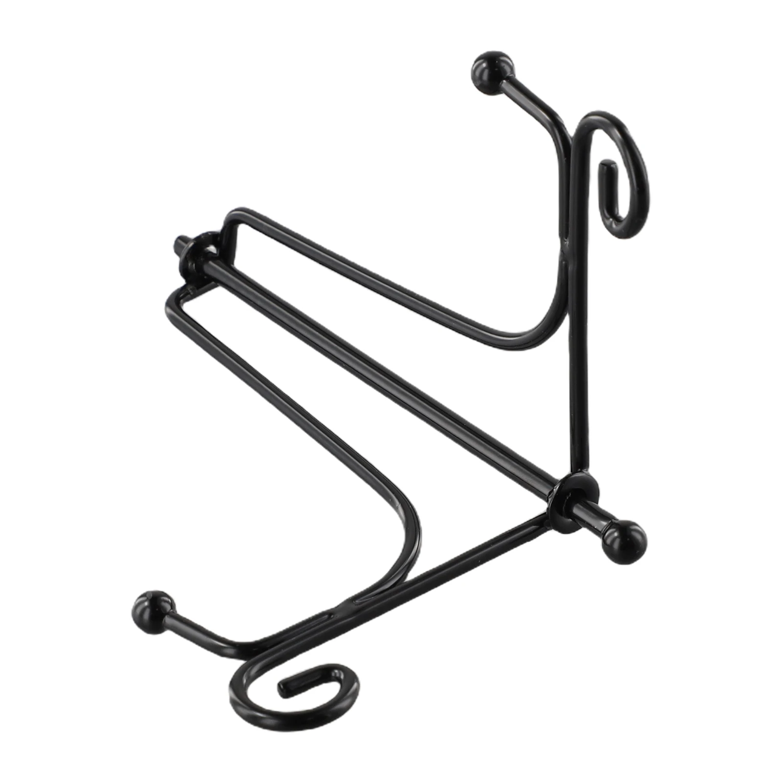Iron plate diy picture frame black display stand rack easel for books photos and craft storage and display solution