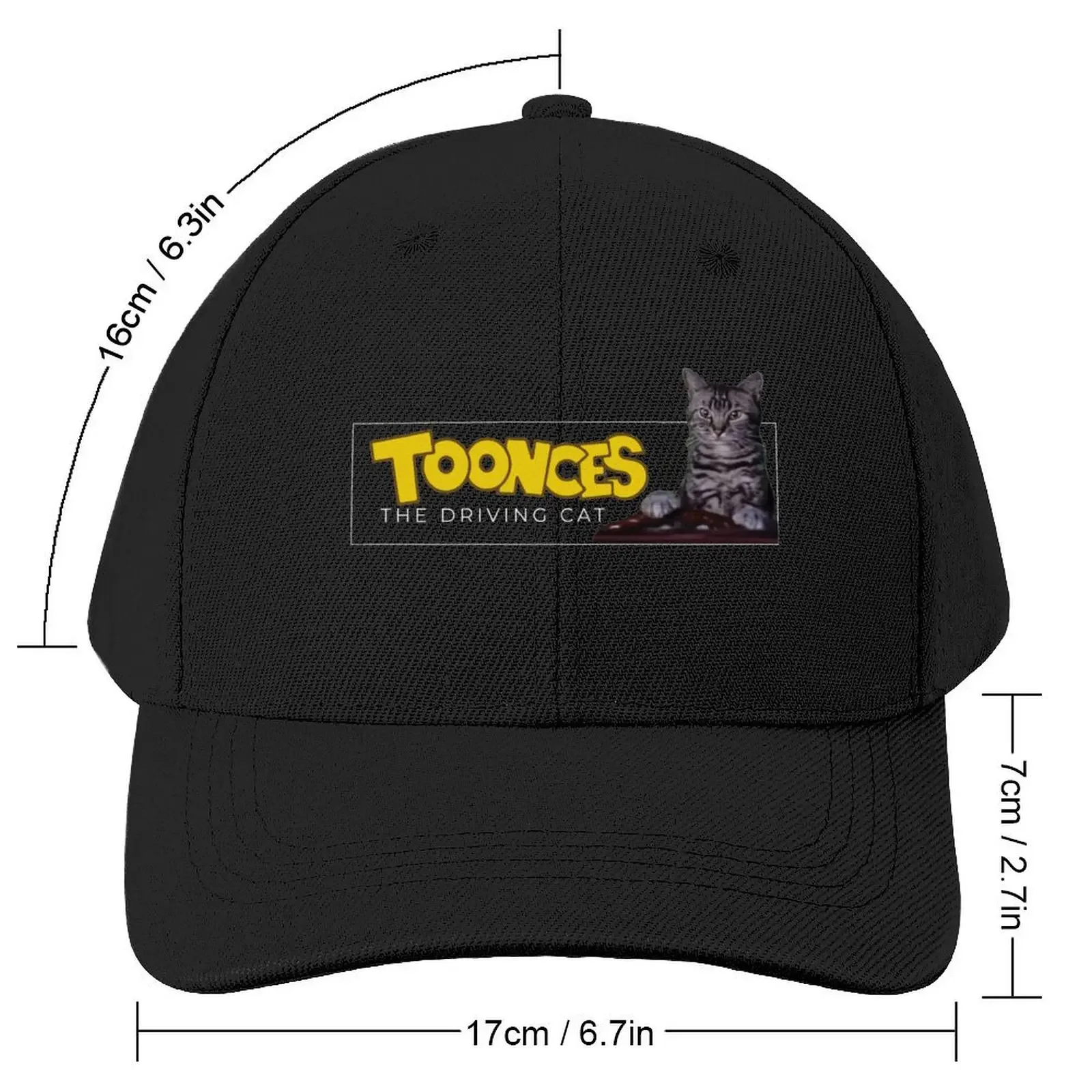 Toonces the driving cat Baseball Cap Military Tactical Cap Brand Man cap New In The Hat Ladies Men's