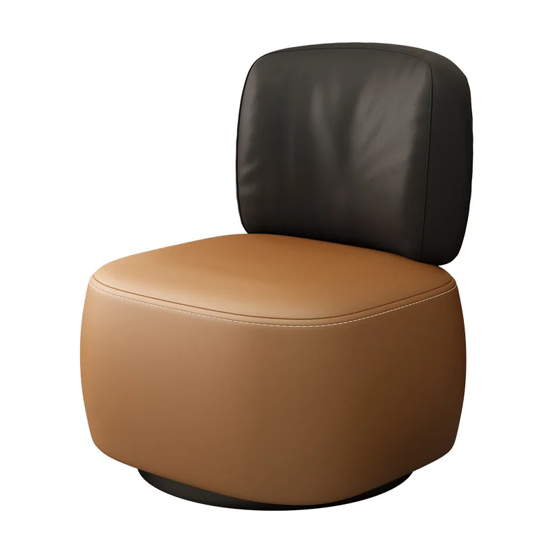 

DSA single sofa cream wind lazy sofa backrest small chair living room balcony leisure chair comfortable seat