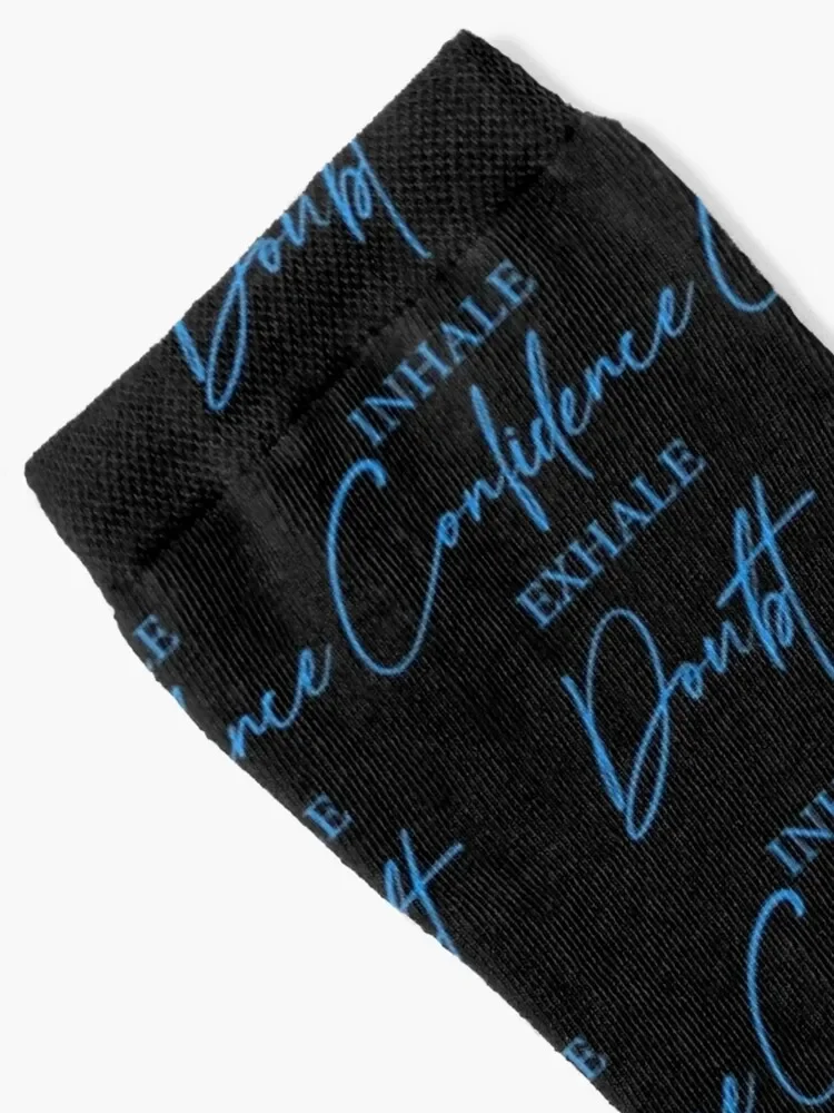 Inhale confidence exhale doubt emma lovewell quote classic tshirts Socks hockey luxe aesthetic Socks Men's Women's