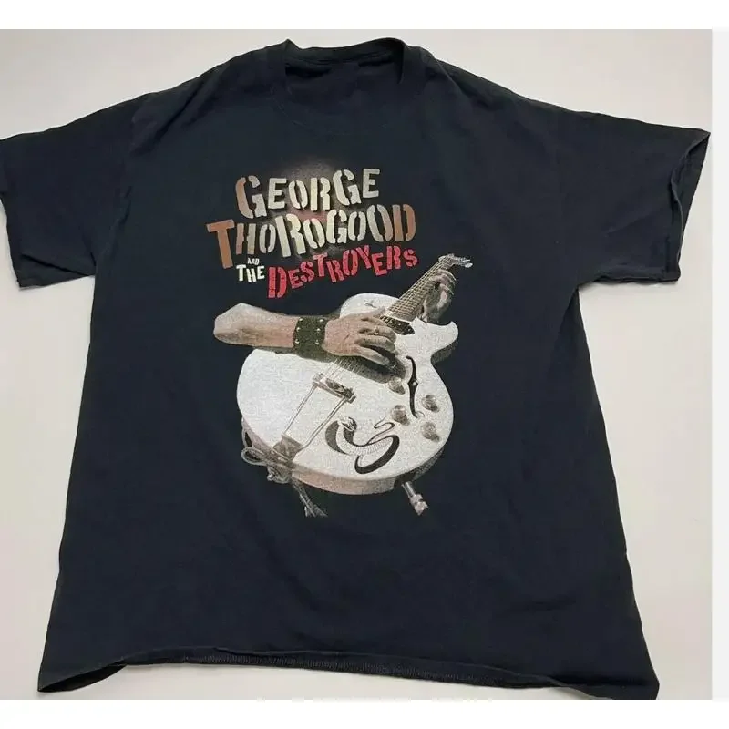 George Thorogood The Destroyers Black Double Sided Country All size Shirt