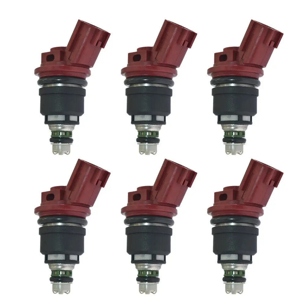 High quality 6 x 740cc fuel injectors 16600-RR544 for Nismo Nissan Skyline R33 RB25DET ECR33 300ZX 16600RR544 FREE SHIPPING!!!