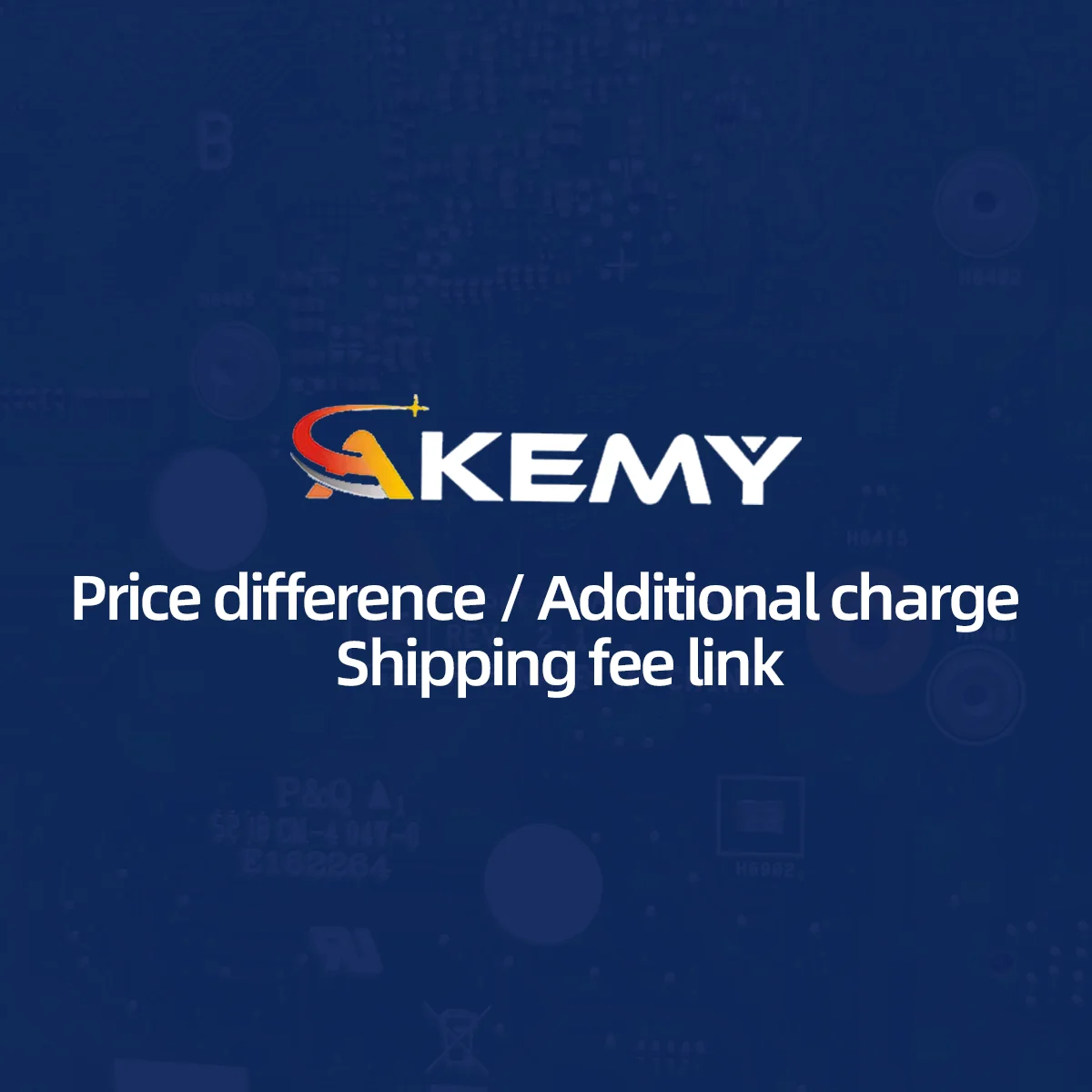 This is a link for compensating the price difference / adding the cost / handling the postage.