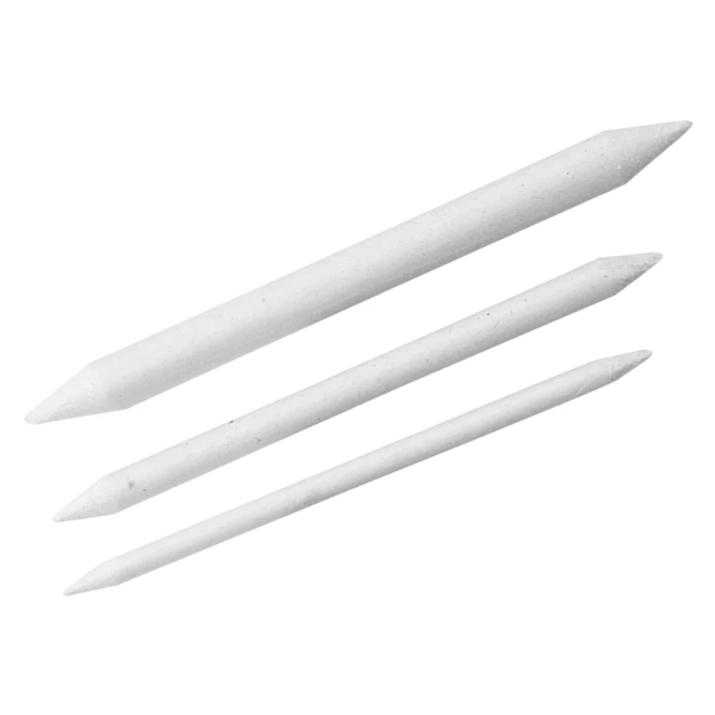 

3pcs Sketch Paper Eraser Tools Charcoal Supplies Precision Correction Pen Blending Stumps White Drawing Kits for Adults