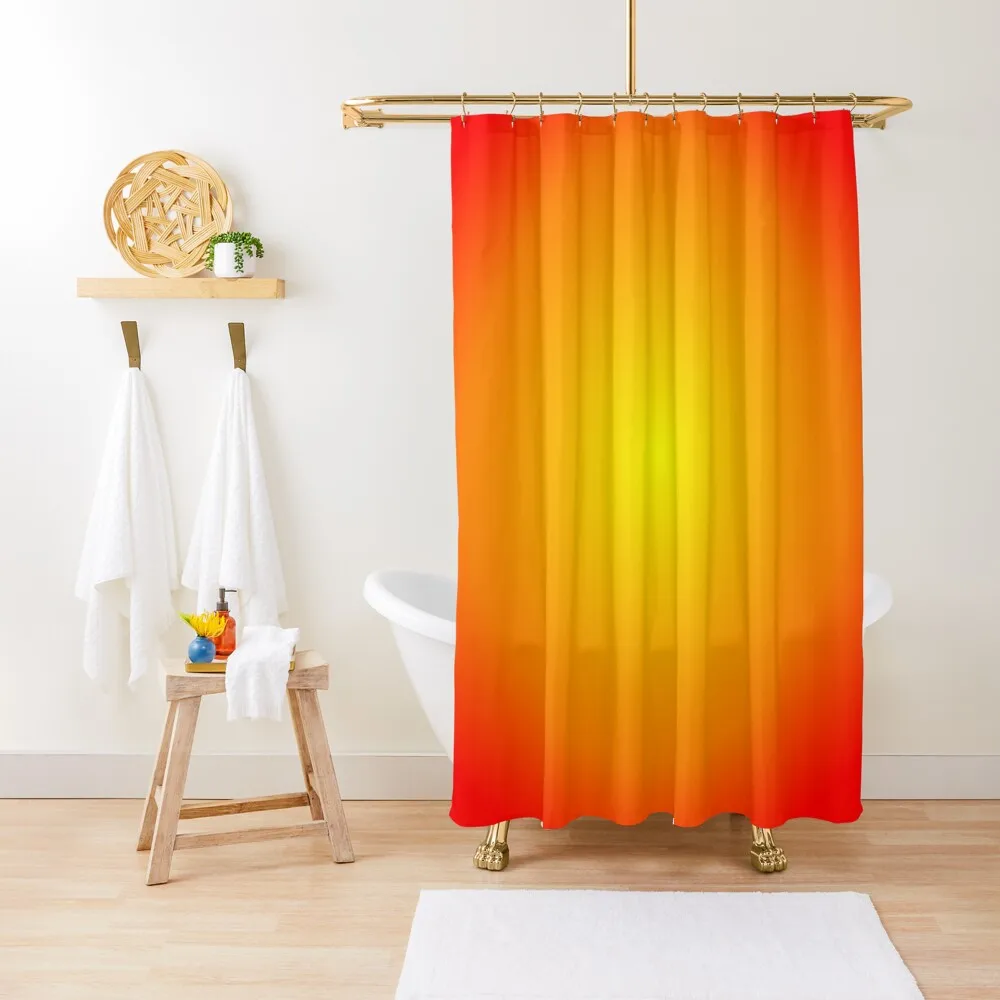 

Sunfire Yellow Gold Orange Red Gradient Colors Cheerful Sunny Design Shower Curtain For Bathrooms In The Bathroom Curtain