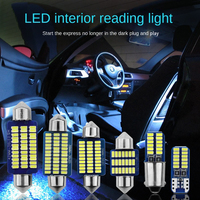 3PCS Car Led Bulb, 12V 31/36/39 MM White Extra Bright LED Bulbs for Car License Plate Lamp Reading Side Marker Lamp Tail Lamp