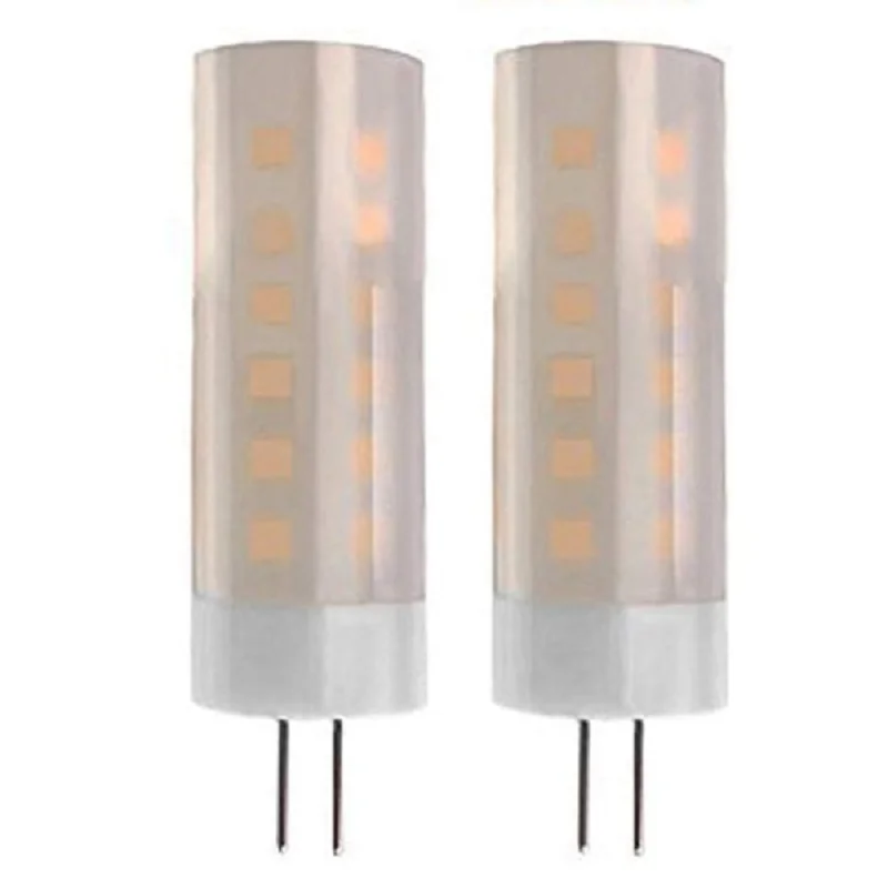 2pcs 3W 230 G4 LED Corn Lights 36 leds SMD 2835 Flame Effect Warm White DC 12V ( Warm White, DC12V)