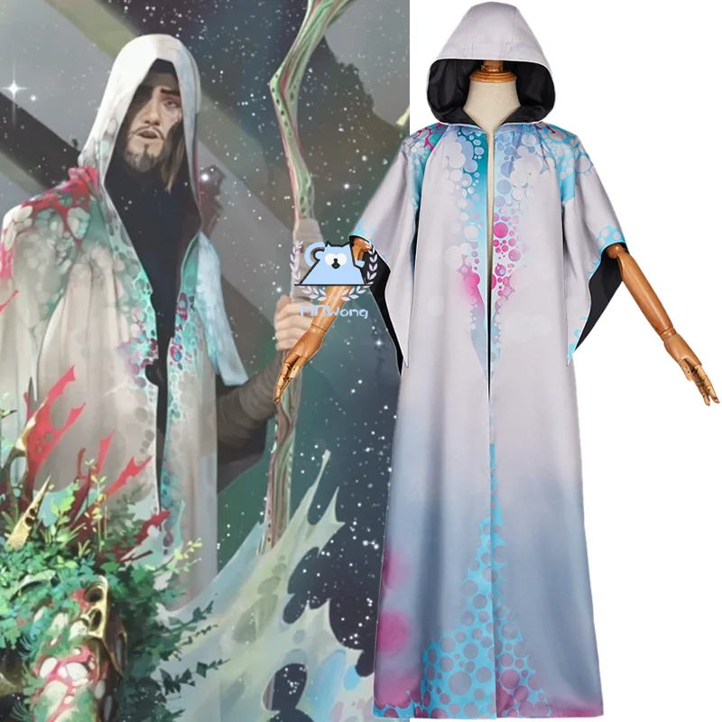 Anime LOL Arcane 2 Viktor Cosplay Coat Sorcerer Form Viktor Cosplay Machine Herald With Hood Jayce Role Play For Hallowmas