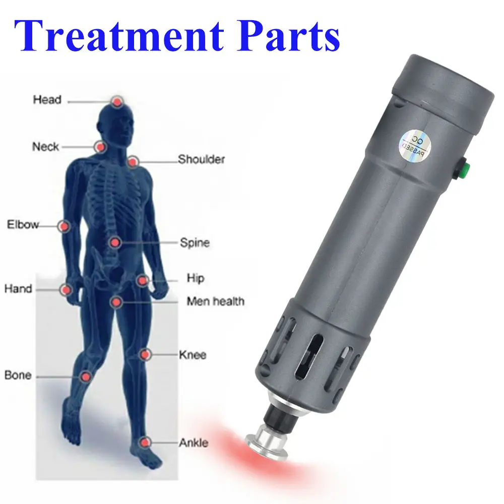 Máquina de terapia de ondas de choque profesional, herramientas quiroprácticas para el tratamiento ED, alivio del dolor, relajac