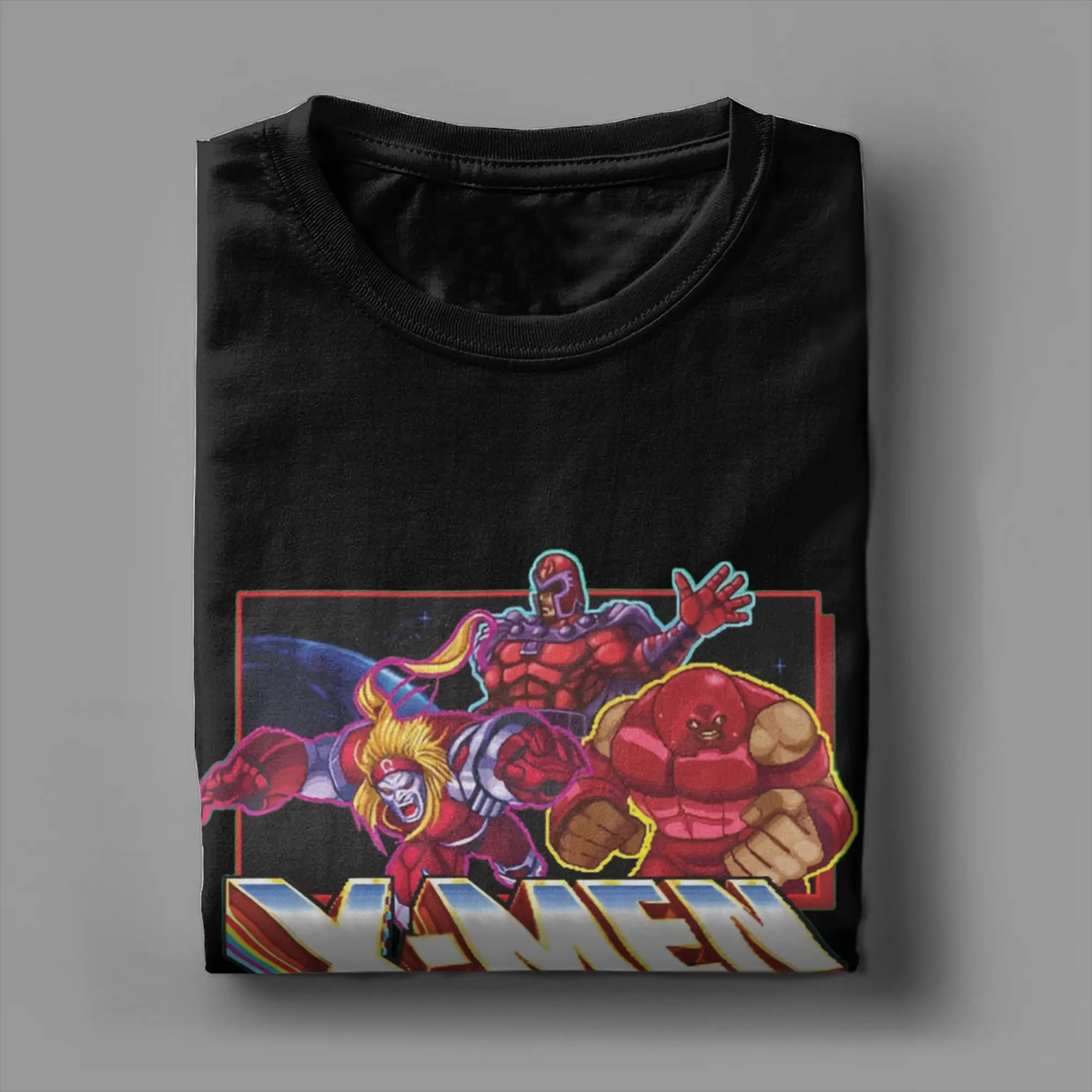 Printed X-MAN X man hero cartoon T Shirt for Men Women  Cotton T-shirts Short Sleeve Clothing