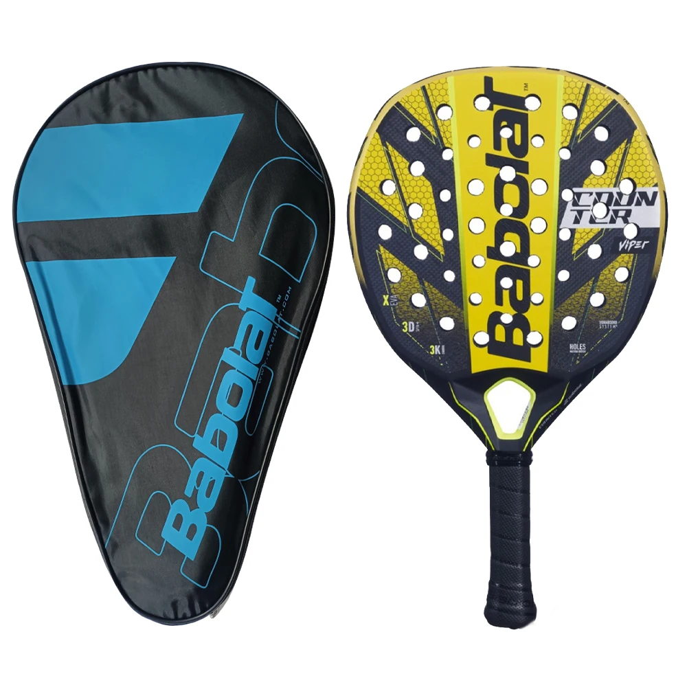 Professional Padel Tennis Racket, Soft Face, Carbon Fiber, Lightweight, Fashionable EVA Sports Equipment, High Quality,New