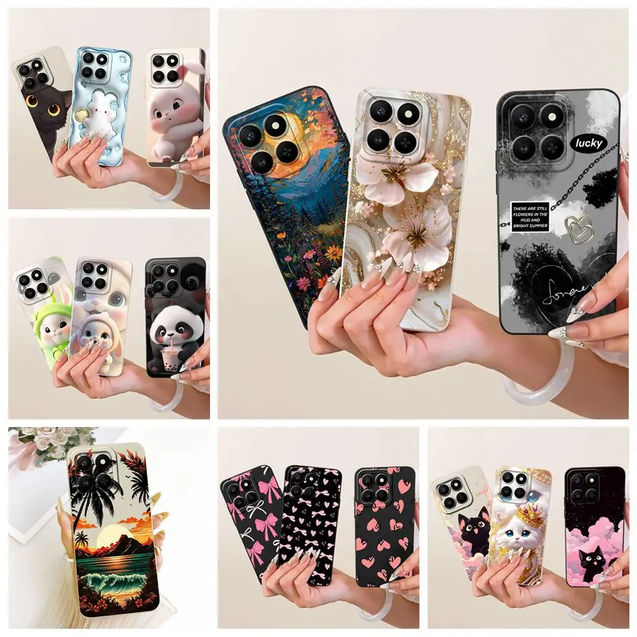 Für Honor 400 Smart Fall LGN-NX1 Luxus Beliebte Candy Gemalt Abdeckung Weiche TPU Telefon Fall Für Honor X7d 4G HonorX7d 5G Fundas Taschen