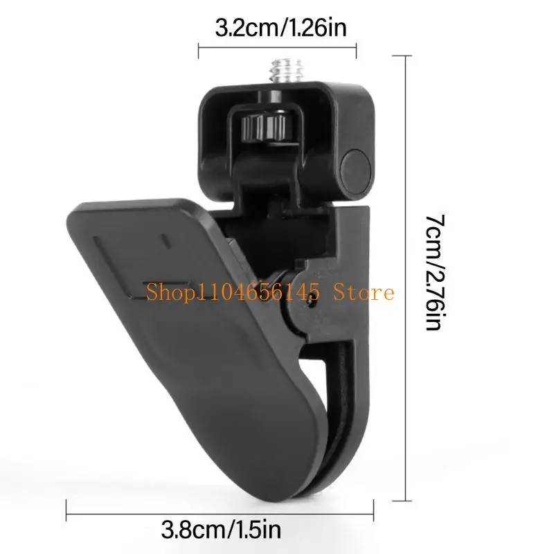 5asd Monitors Camera Mount Clips Fill Light Holder & Webcam Stand with Standard 1/4 Screw Connector Photography Lighting Clip