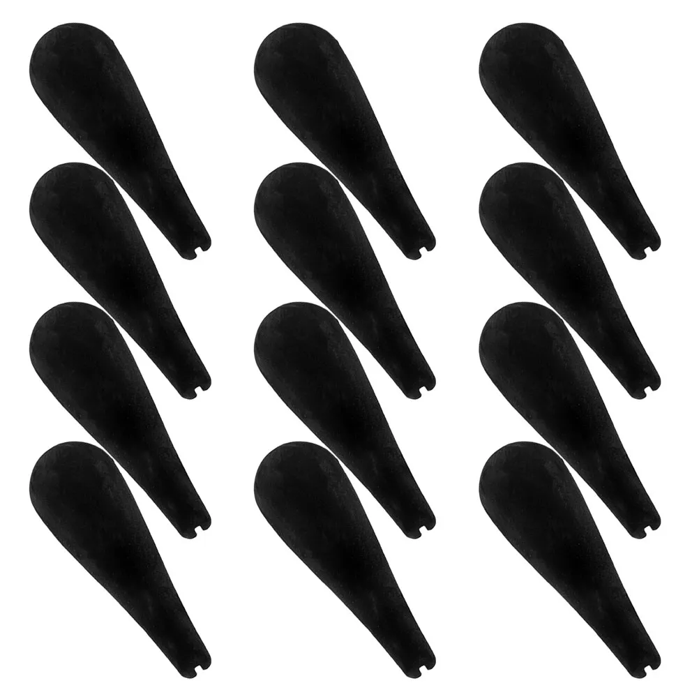 12Pcs Black Clothes Hanger Shoulder Pads Thickened Anti Skid Shoulder Protectors for Sweaters Shirts Jackets Coat Form Support