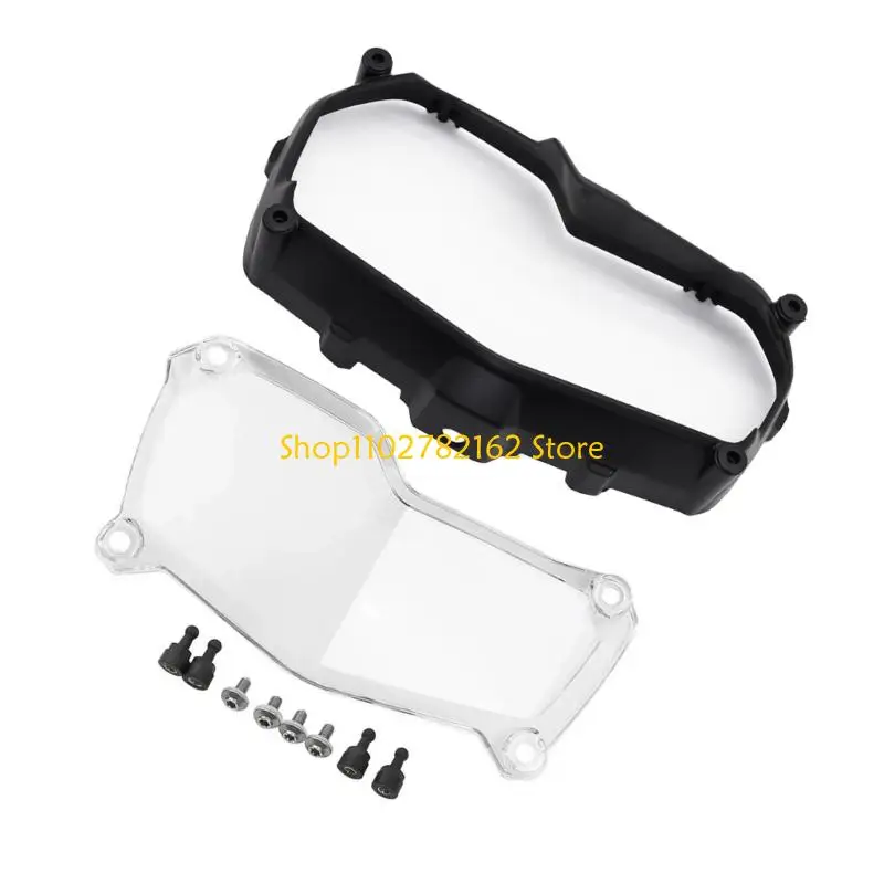 

547B Motorcycle Headlight Grille Guard Protective Cover ABS Acrylic Lens Shielding Impact Resistant Design for Car F750GS F850GS