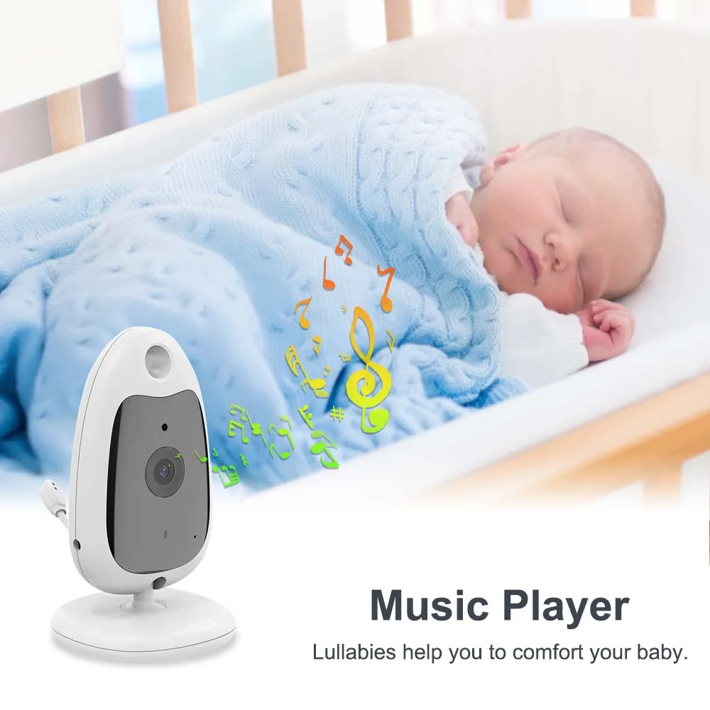 2.4 Inch Video Baby Monitor Camera 2.4G WiFi Surveillance Camera Two Way Audio Temeperature Monitor Security Babysitter VB610