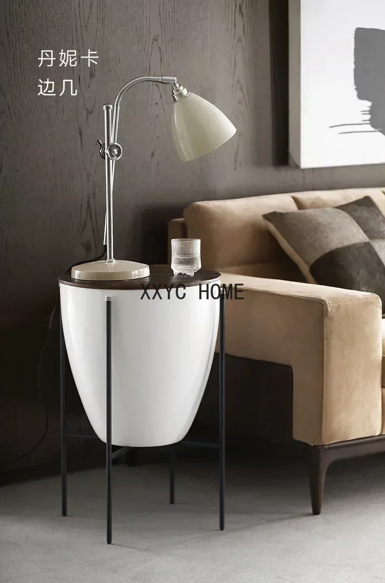 

Американский креативный приставной столик для дома, спальни, с местом для хранения, придиванный угловой столик