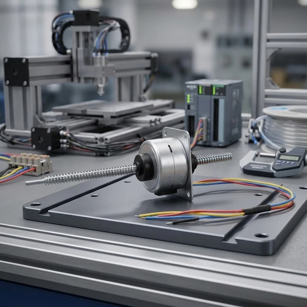 PM25 2 Phase 4 Wire Permanent Magnet Stepper Motor For For Mini Robotics Automation CNC  Industrial Control Alloy Silv