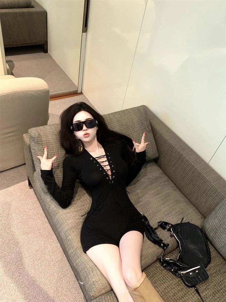 Sexy Bla uitgehold pak met riem voor dames Afslankend of Sle Commute Lage taille of broek Rechte snit Winter ...