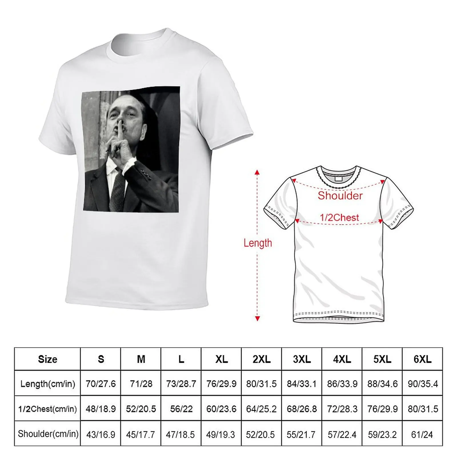 Jacques Chirac french swag T-Shirt Casual Daily Graphic Tee