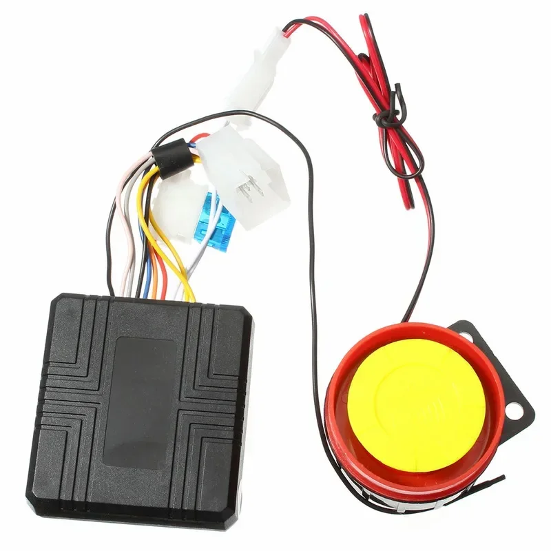 1Set 12V Motorcycle Theft Protection Remote Activation Motorbike Burglar Alarm Accessories With Remote Control + key