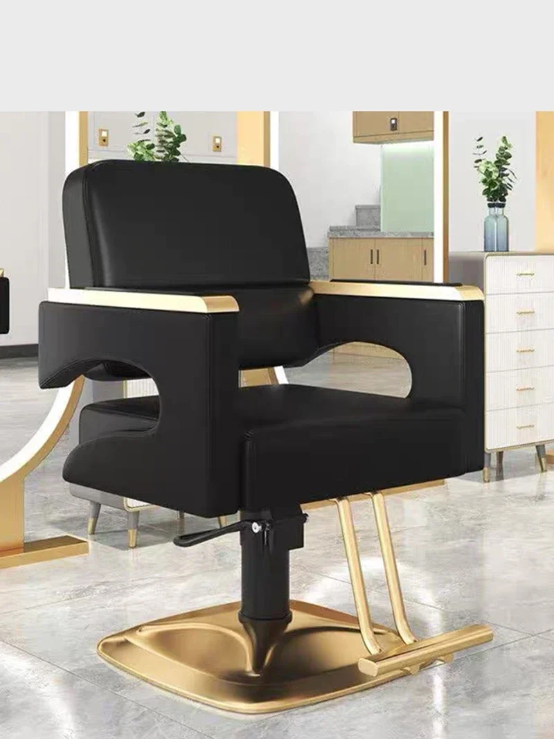 

Hairdressing Perm Hair Dyeing Barber Chair Simple Hairdresser Barbershop Barber Chair Cadeira De Barbeiro Beauty Furniture