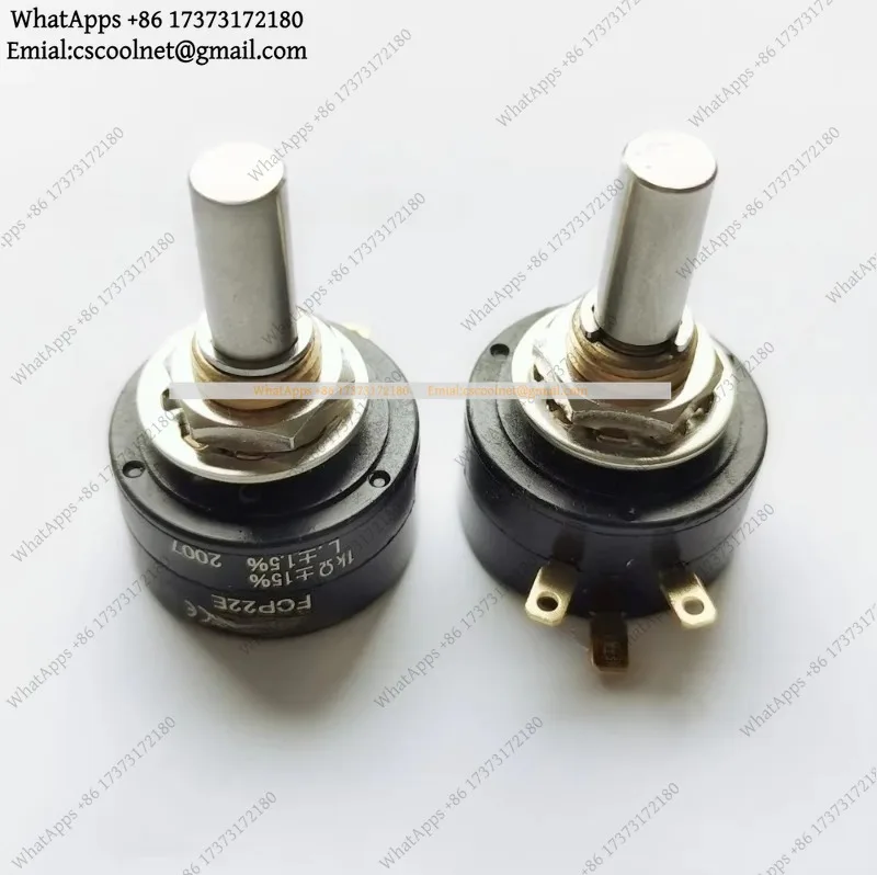 FCP22E 5k Conductive Plastic Potentiometer 360 Degree Continuous Rotation Industrial Rotary Potentiometer Electronic Component