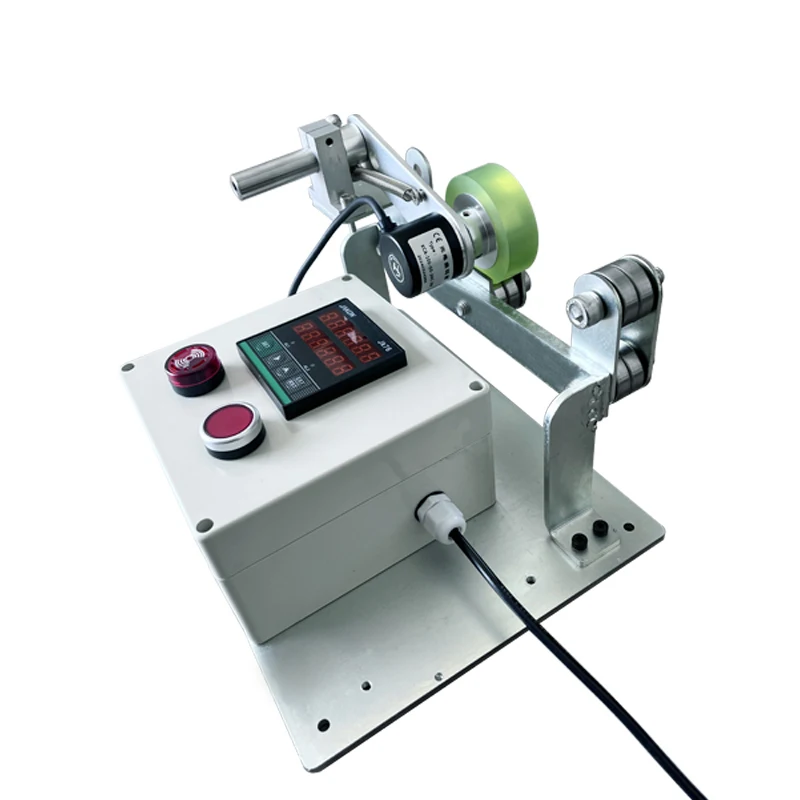 Измеритель стержня, провод и кабель, трос, роликовый тип, электронный цифровой дисплей, сигнализация о длине, напоминание, счетчик риса