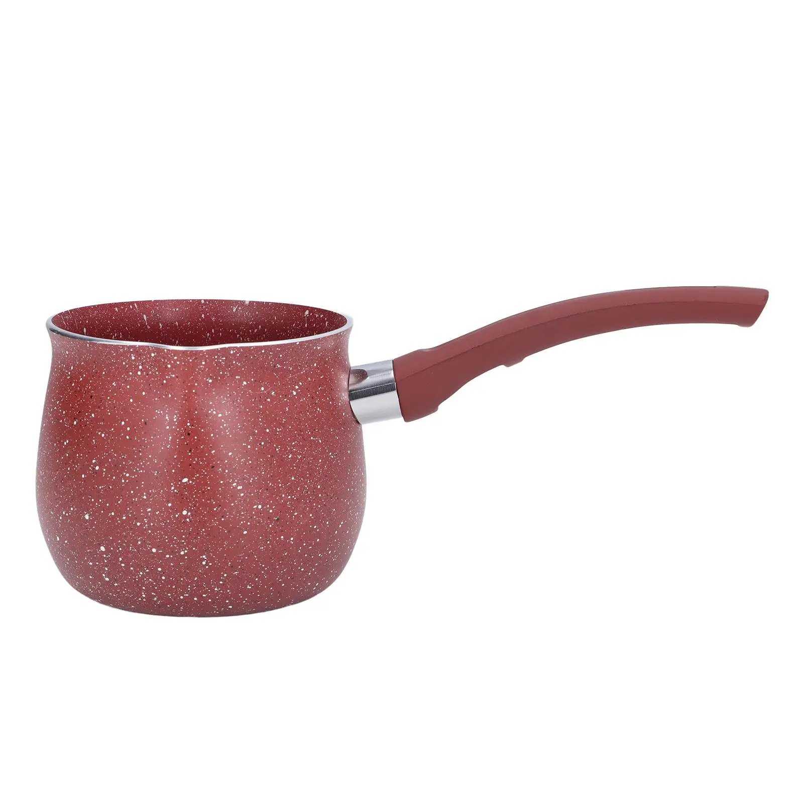 

Non-Stick Anti Milk Splatter Drip Proof Single Handle Design Compact Coffee Warmer Mini Aluminum Alloy Heat Resistant Scalding